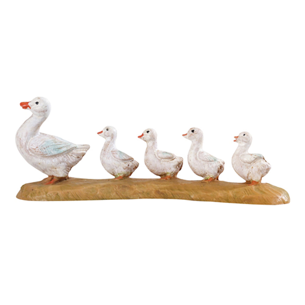Statuine presepe Famiglia anatre Categoria 12cm Fontanini 1