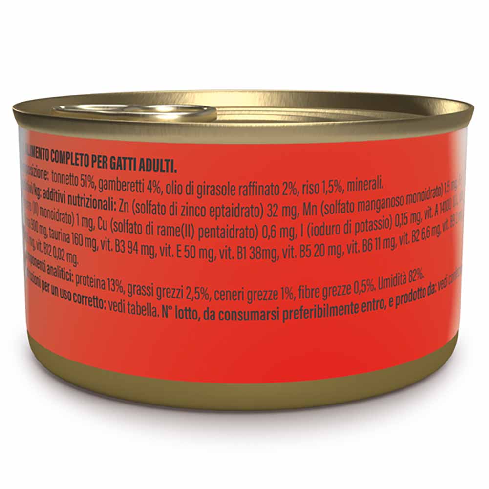 Schesir Complete Nutrition Tonnetto con gamberetti lattina 85g jelly