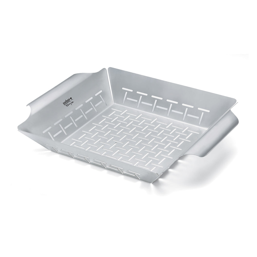Vassoio per verdura Weber Style acciaio inox 34x38x5 cm 6434 1