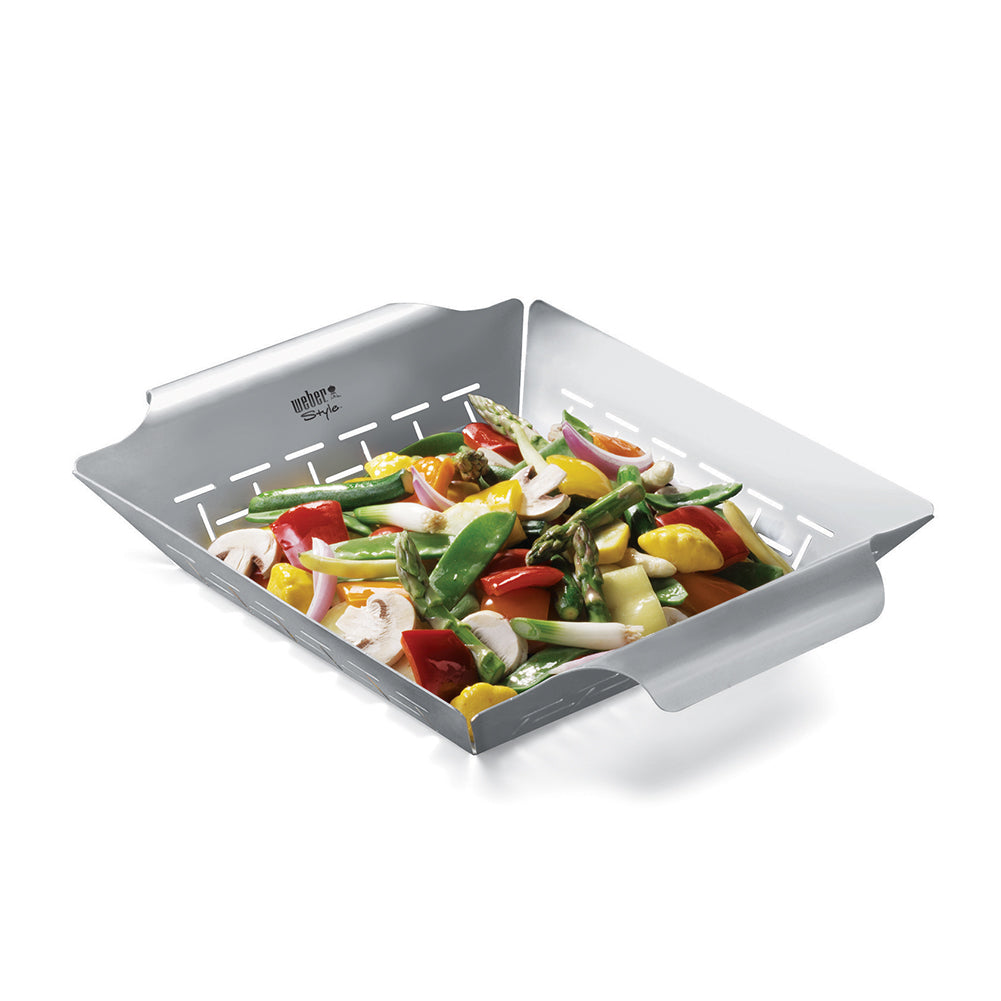 Vassoio per verdura Weber Style acciaio inox 34x38x5 cm 6434 2