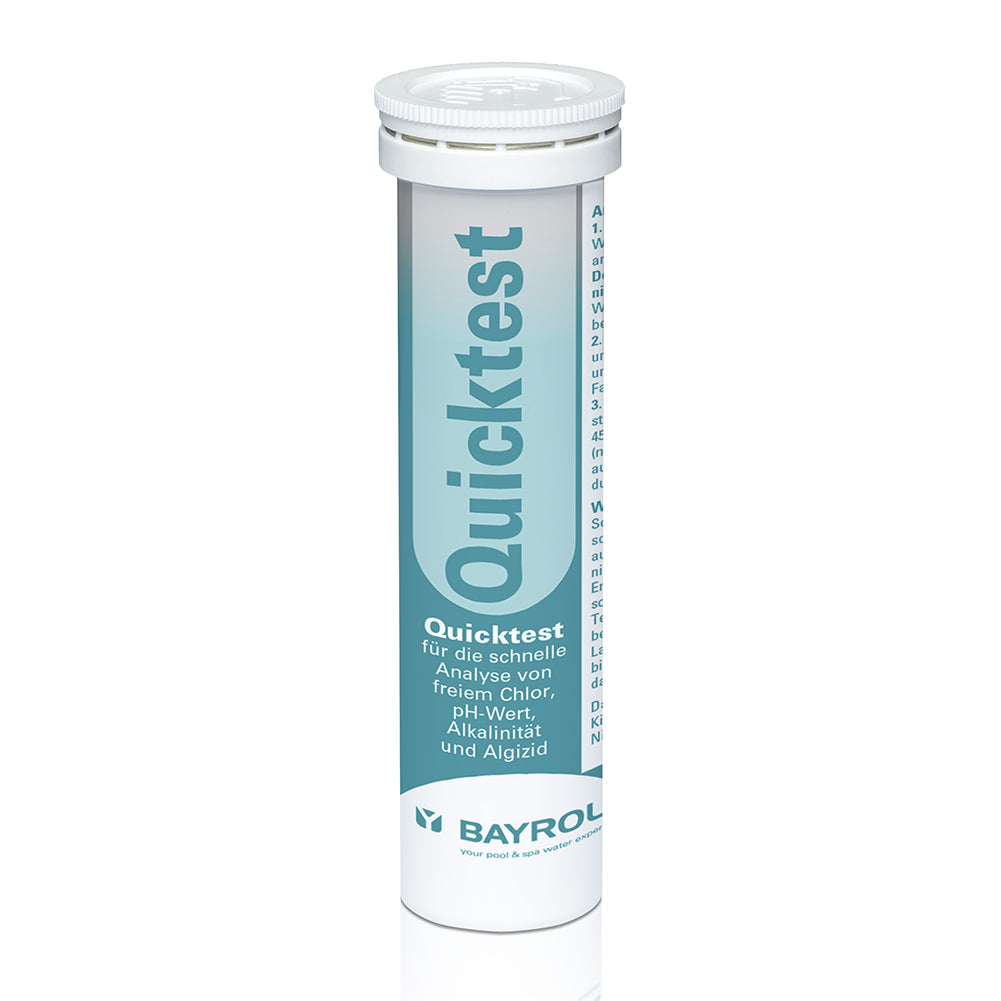 Test acqua QuickTest Bayrol in strisce 1