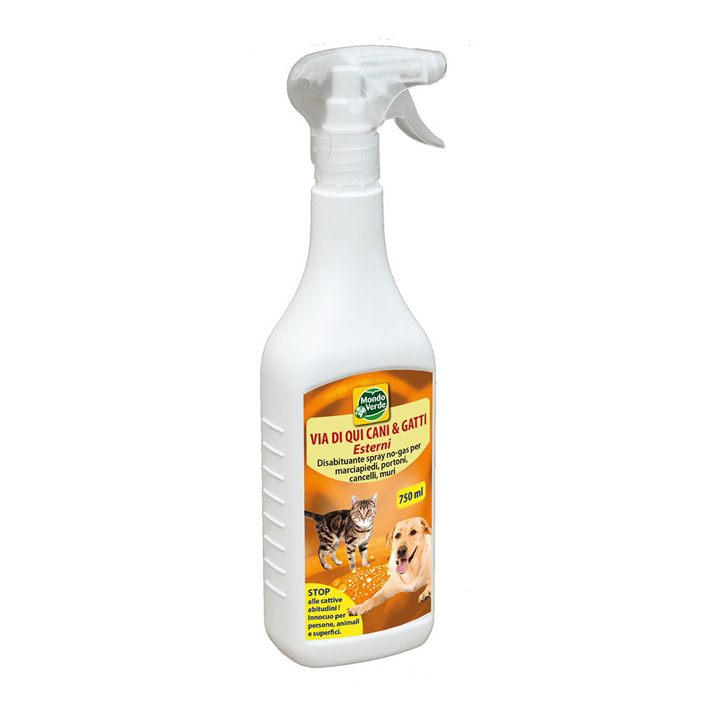 Via di Qui cani e gatti disabituante spray Mondo Verde 1