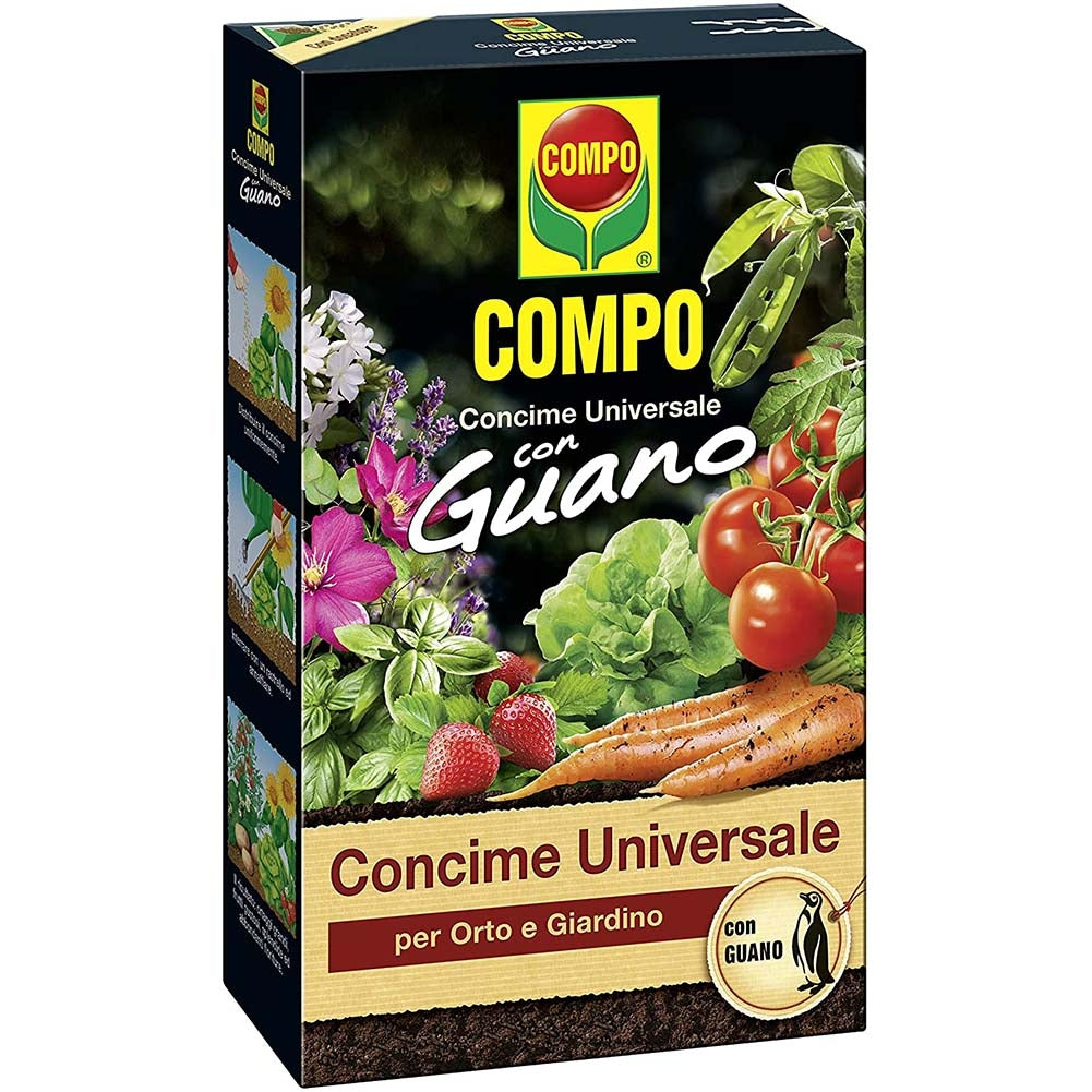 Concime universale con Guano Scatola 3 kg Compo 1