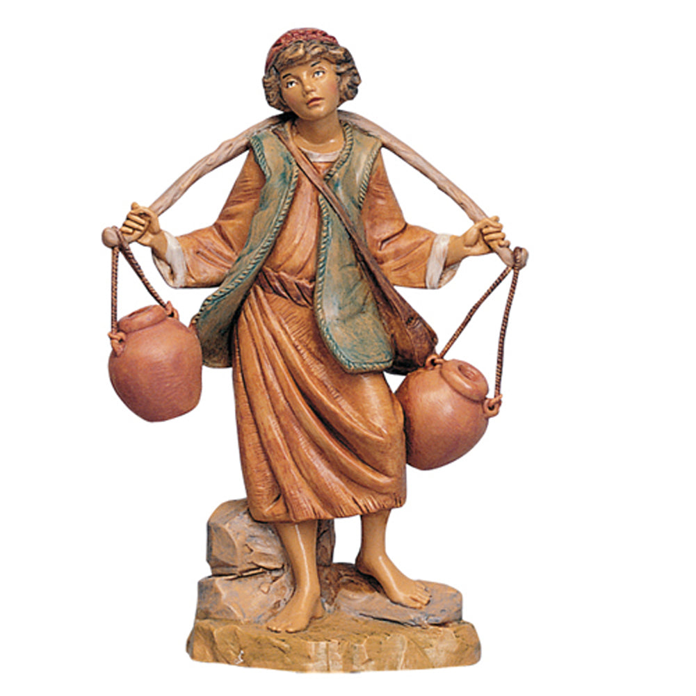 Statuine presepe Pastore con giare sulle spalle Categoria 19cm Fontanini (cod.327) 1