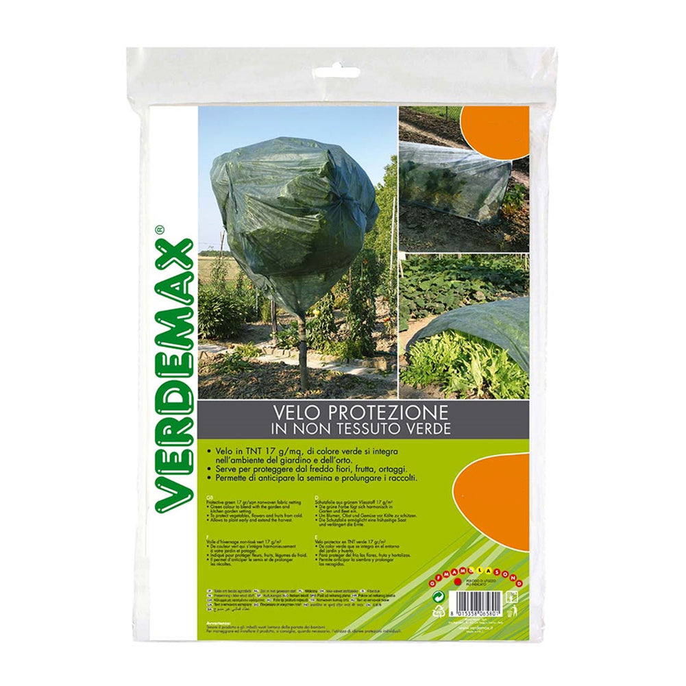 Velo di protezione in TNT verde 17g/mq 1,6x10 m Verdemax V006581 1