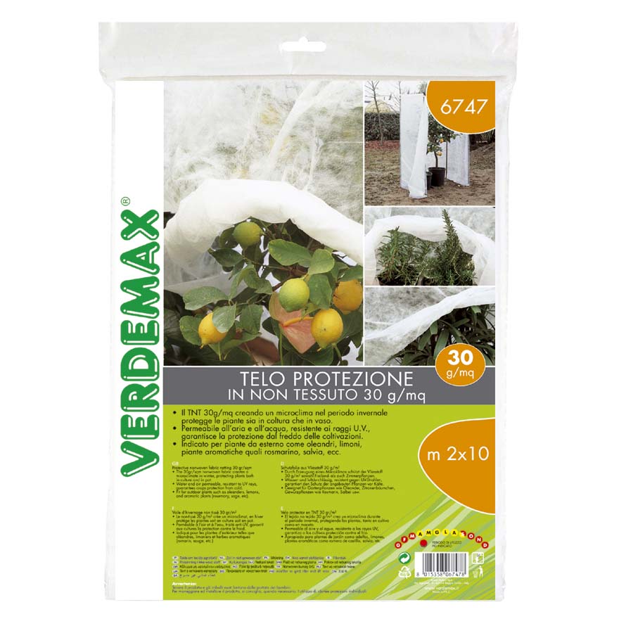Velo di protezione in TNT 30g/mq 2x10 m Verdemax V006747 1