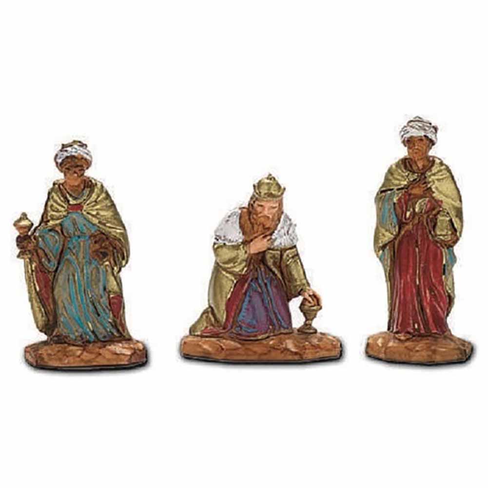 Statuine Presepe Re Magi 3,5 cm Moranduzzo (Conf. 3 pz) 1