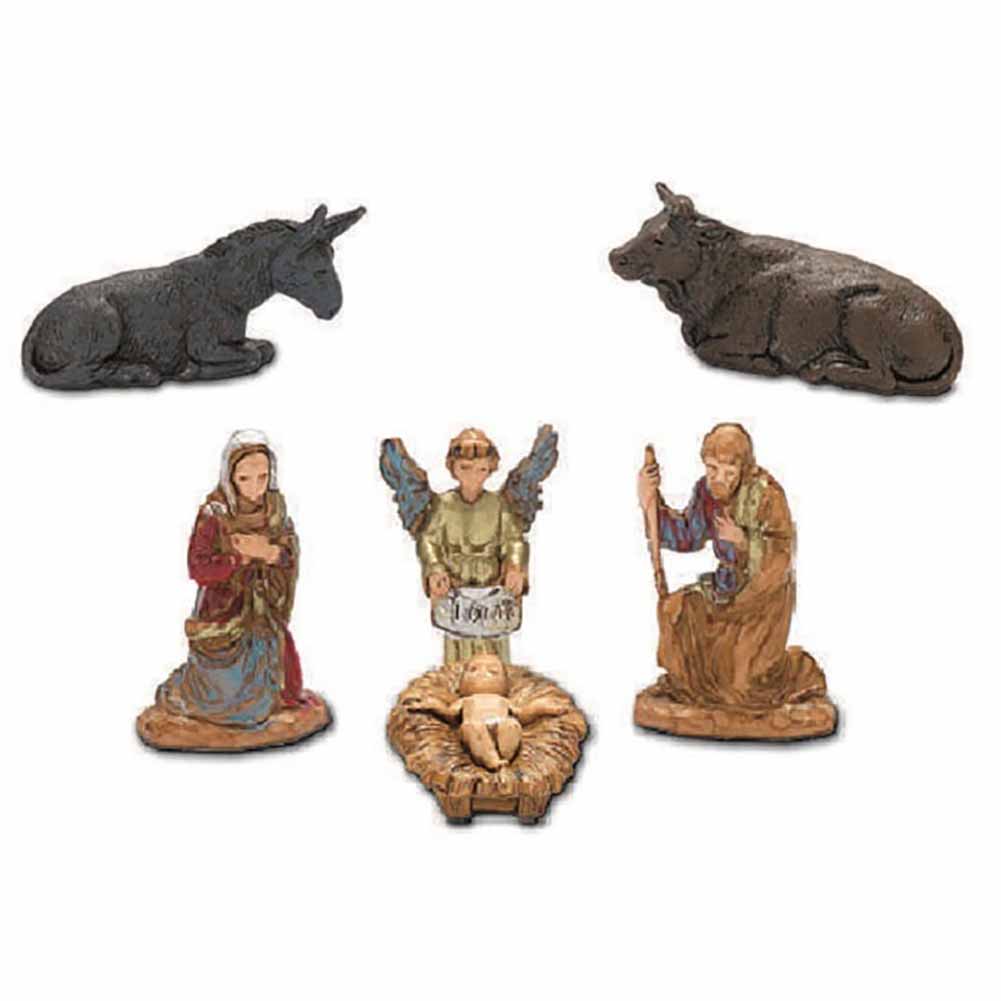 Statuine Presepe Natività 3,5 cm Moranduzzo (Conf. 6 pz) 1