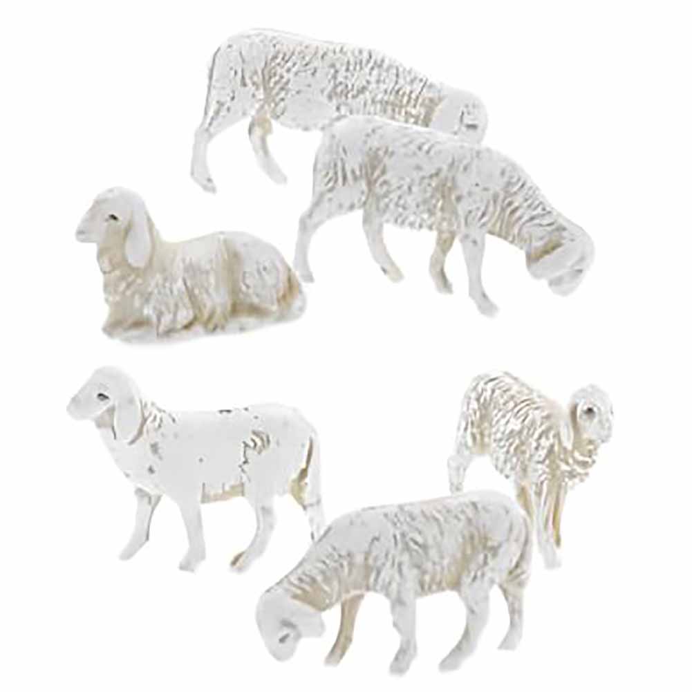Statuine Presepe Pecore 3,5 cm Moranduzzo (Conf. 6 pz) 1
