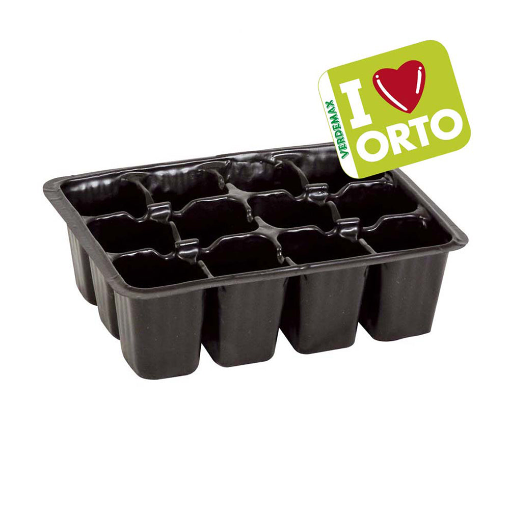 Semenzaio in plastica Verdemax 12 cellette confezione 5 pezzi 1