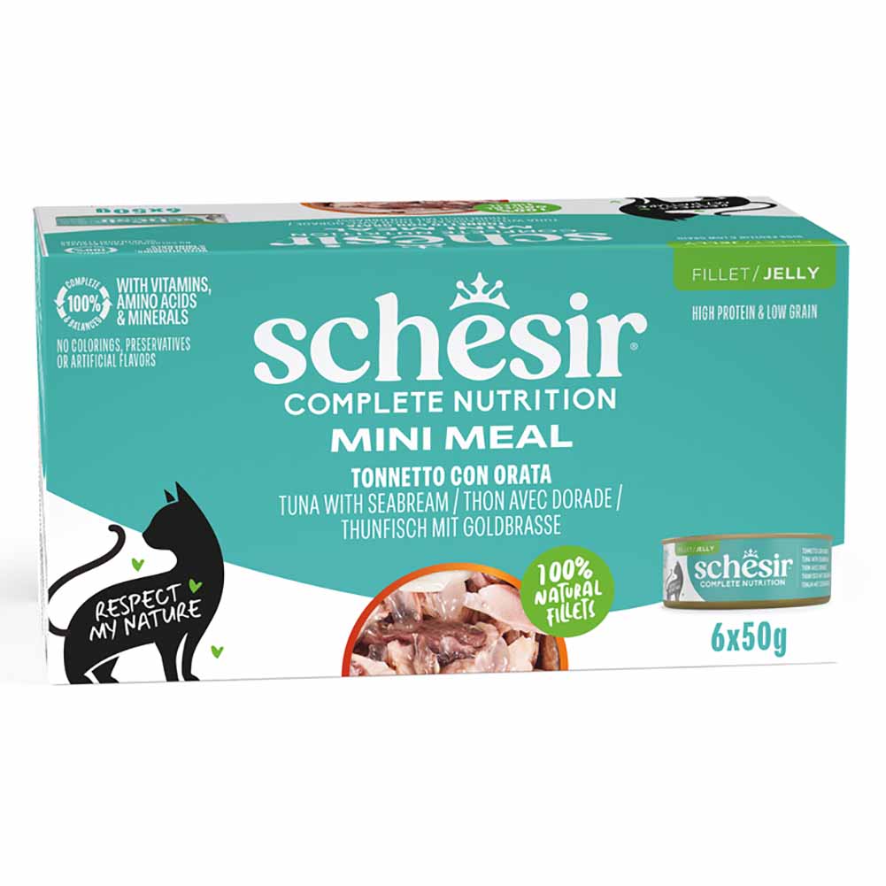 Schesir Complete Nutrition Tonnetto con gamberetti lattina 6x50g jelly 3