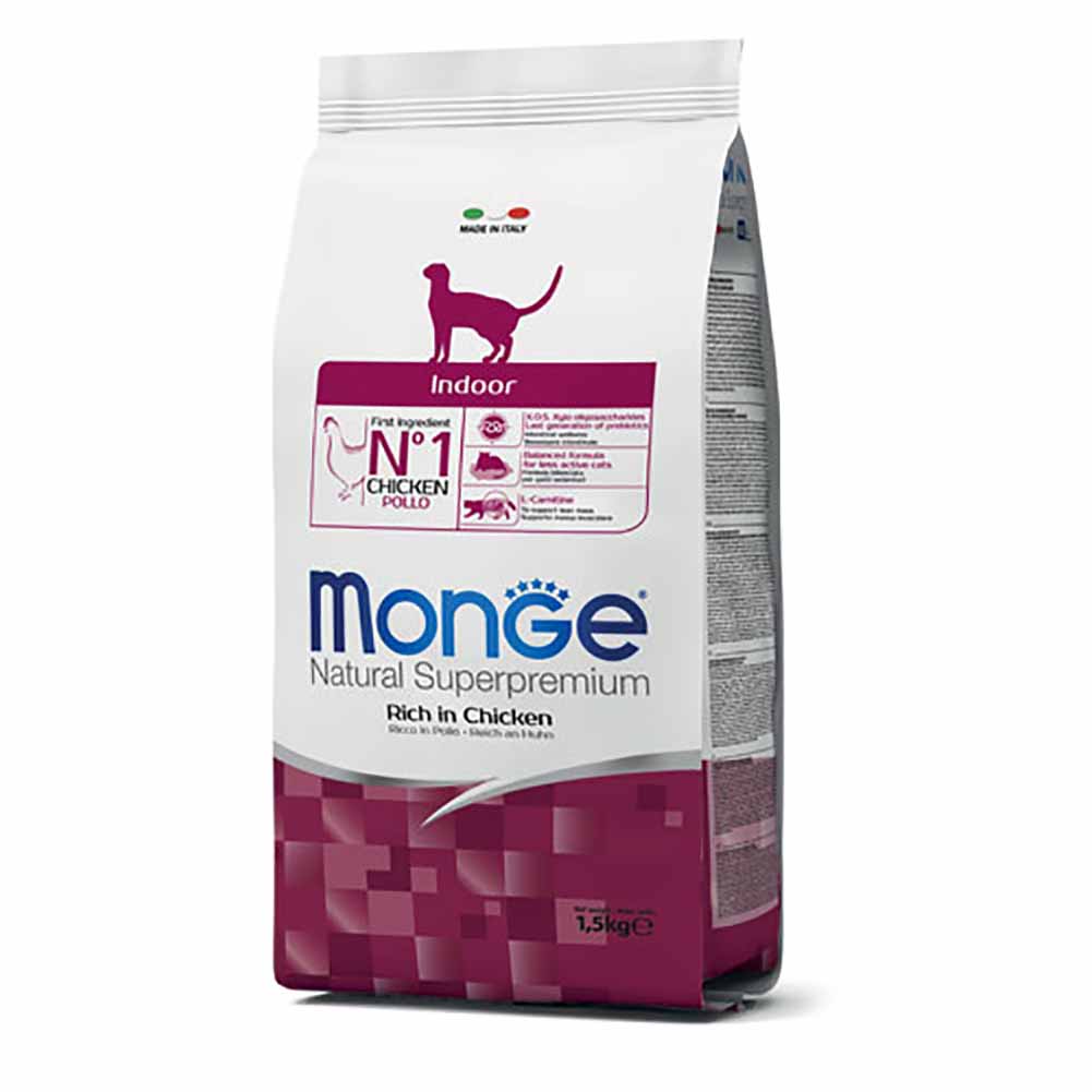 Alimento gatto Monge Natural Indoor Pollo 1