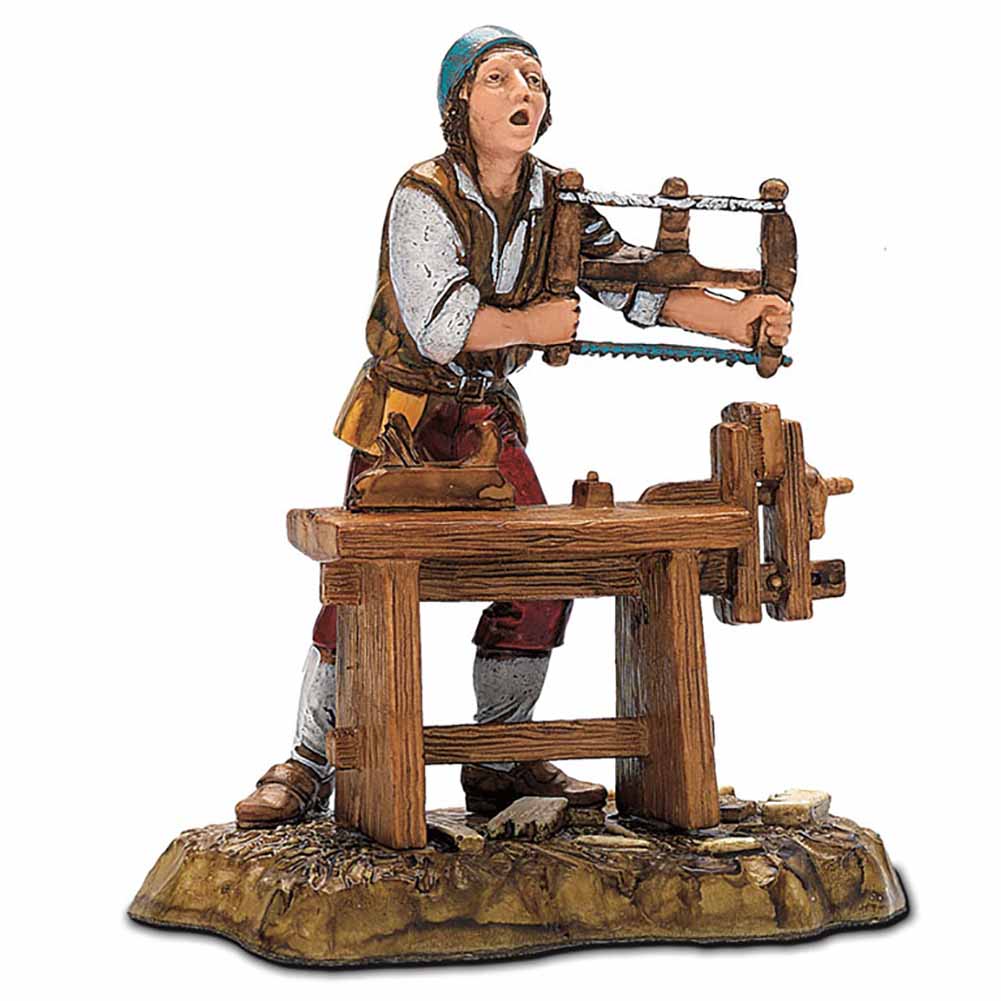 Statuina Presepe Falegname 10 cm Moranduzzo 1