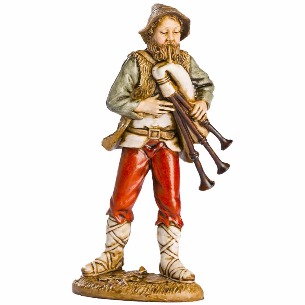Statuina Presepe Zampognaro 12 cm Moranduzzo 1