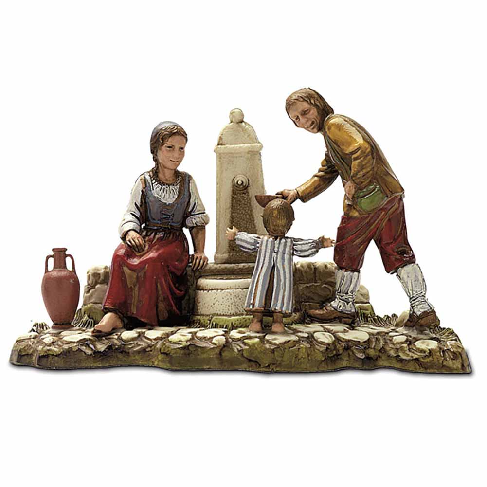 Statuina Presepe Fontana 10 cm Moranduzzo 1