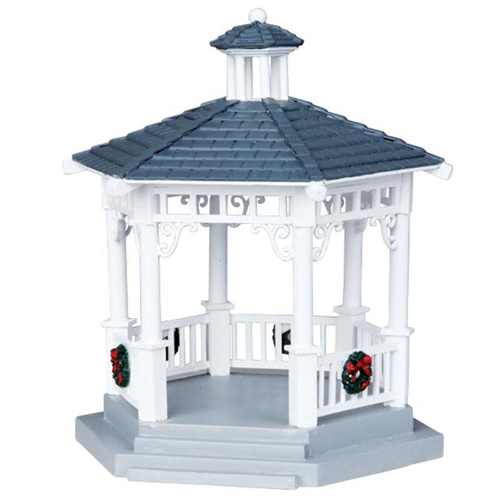 Plastic Gazebo with decorations Lemax Cod 04160 1