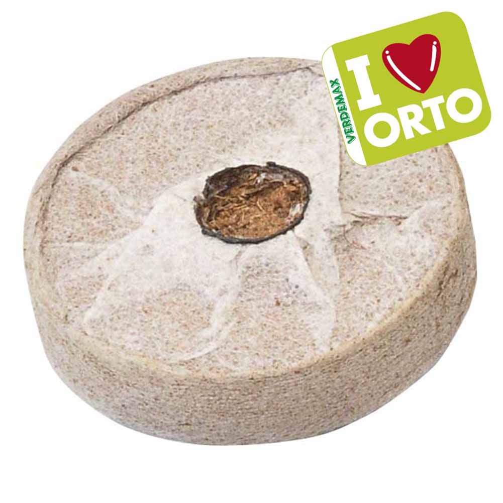 Pastiglie fibra di cocco Verdemax con tessuto Ø4,5 cm confezione 12 pezzi 3