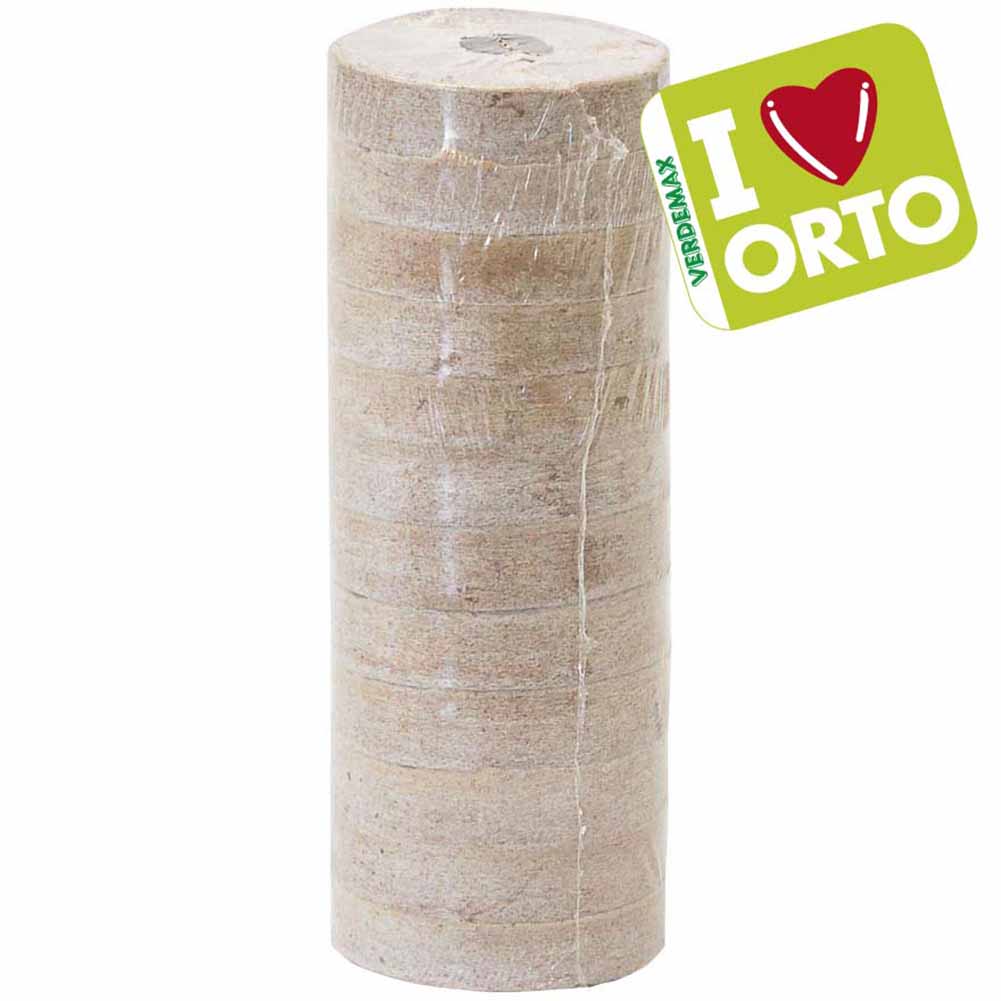 Pastiglie fibra di cocco Verdemax con tessuto Ø4,5 cm confezione 12 pezzi 2