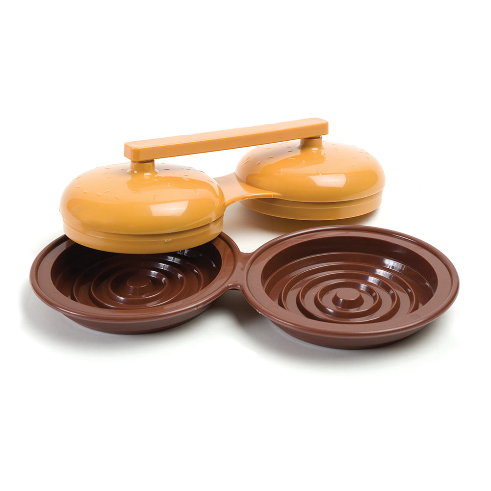 Stampo doppio per Hamburger Charcoal Companion CC5043 1