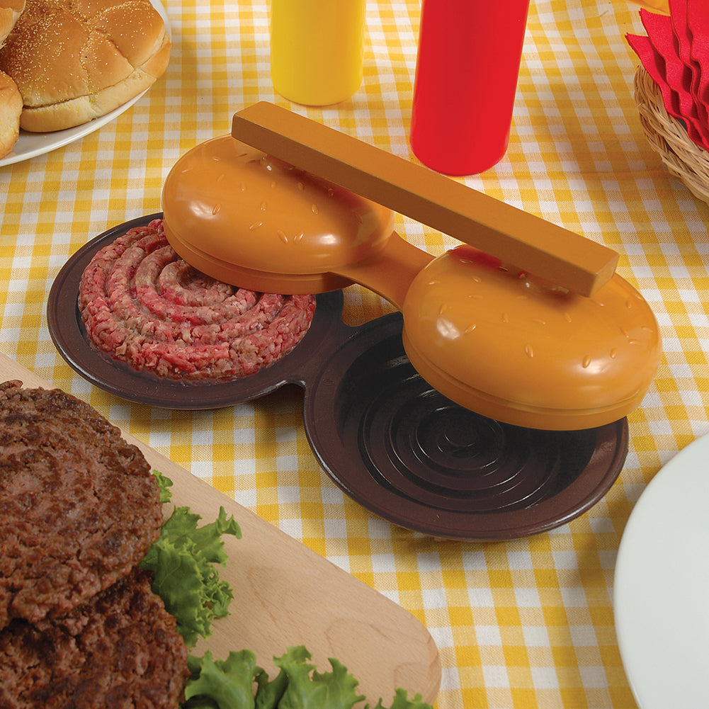 Stampo doppio per Hamburger Charcoal Companion CC5043 2