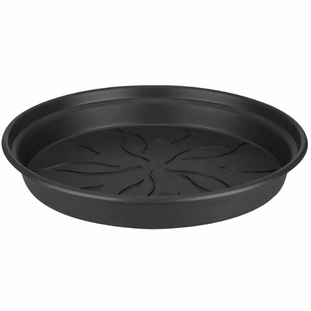 Sottovaso Tondo Elho Green Basics 10 cm Nero 2