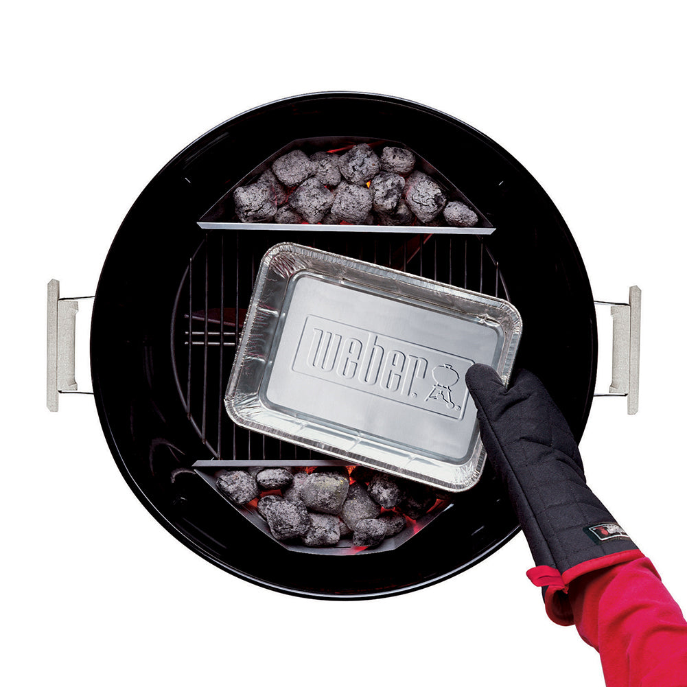 Vaschette in alluminio Weber per barbecue carbone Ø 47 e 57 cm 10 Pz 6416 3