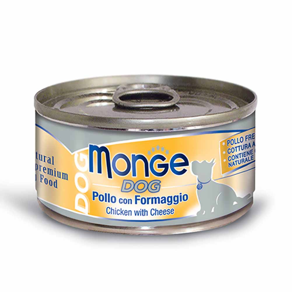 Alimento cane Monge dog pollo con formaggio 95g 1