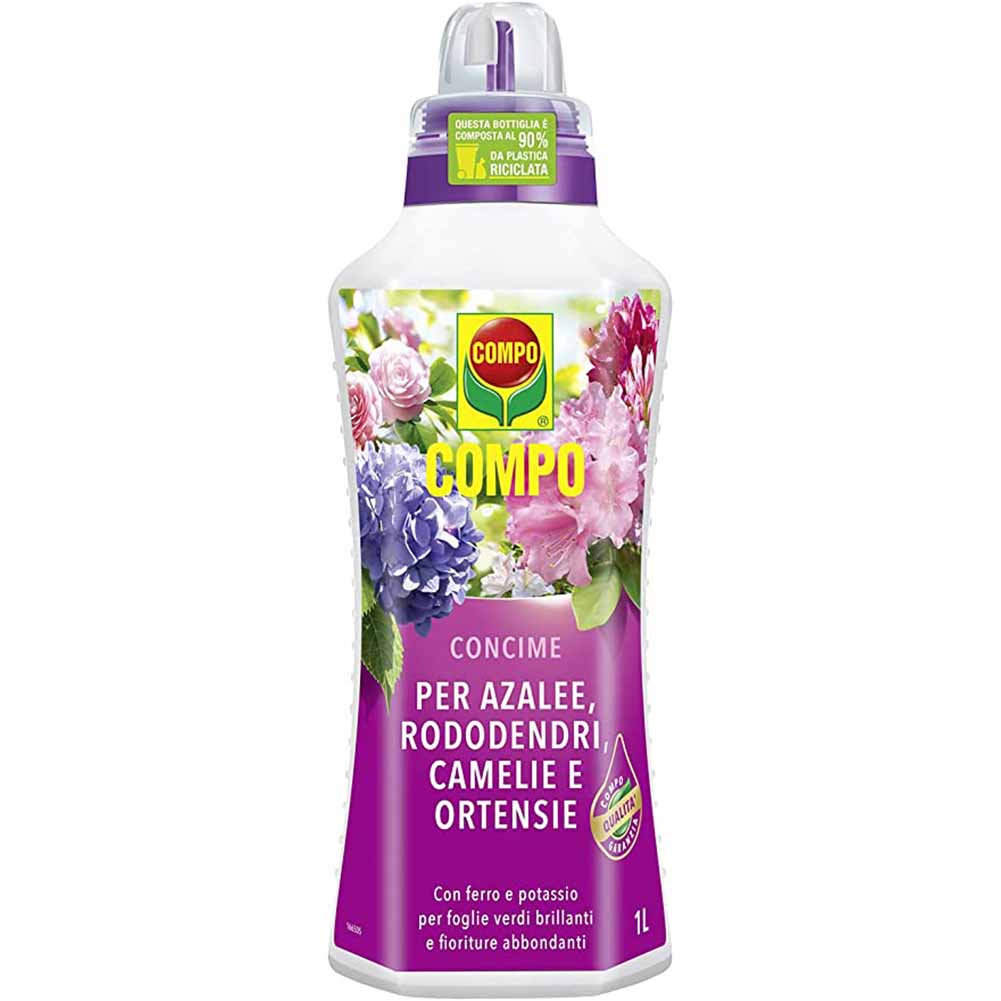Concime per azalee rododendri camelie e ortensie Compo 1 litro 1