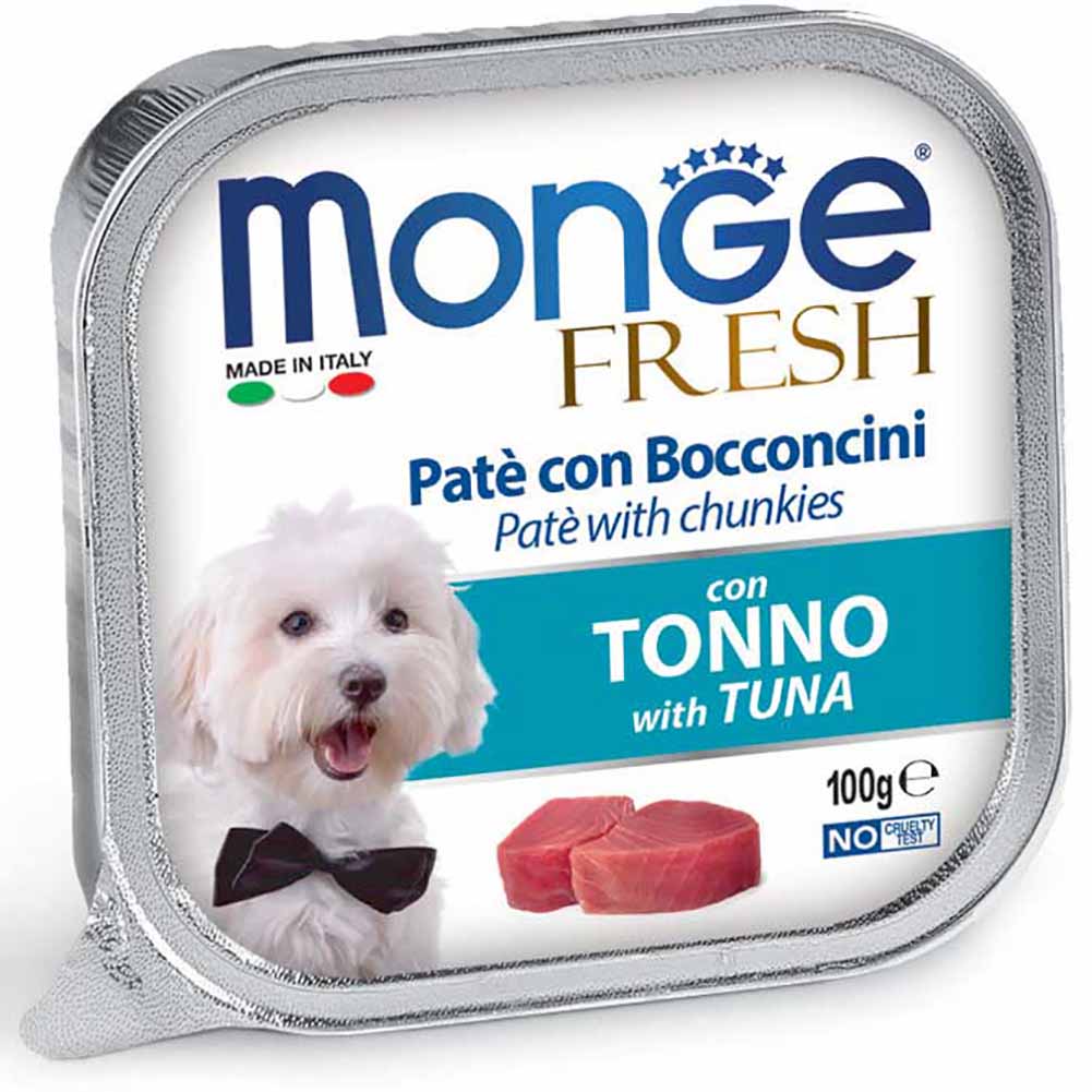Alimento cane Monge Fresh Tonno 100g 1
