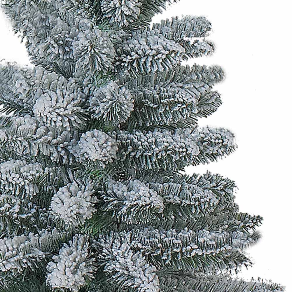 Albero di Natale Pinetto innevato con base in juta 60cm 2