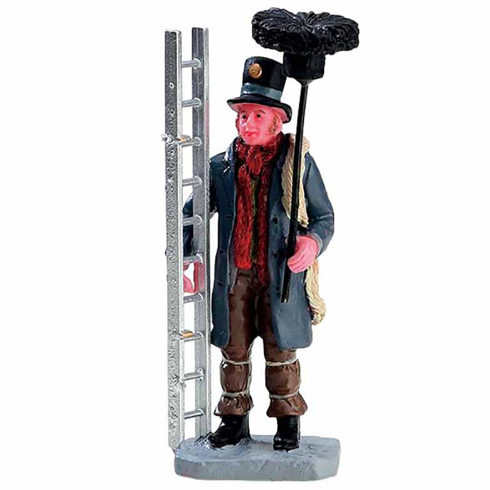 Chimney Sweep Caddington Village Lemax Cod 32148 1