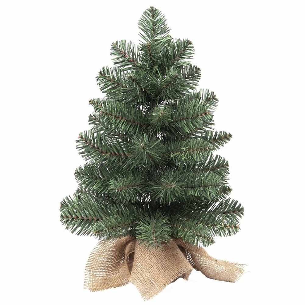 Albero di Natale Pinetto con base in juta 90cm 1