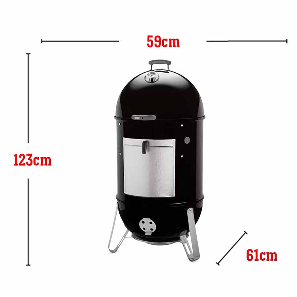 Weber Smokey Mountain Cooker 57 cm Affumicatore a carbone con controllo temperatura 4