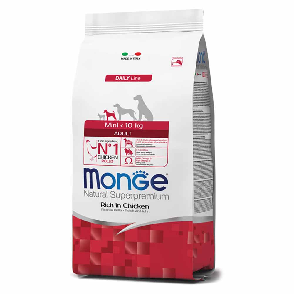 Alimento cane Monge Mini adult pollo 2