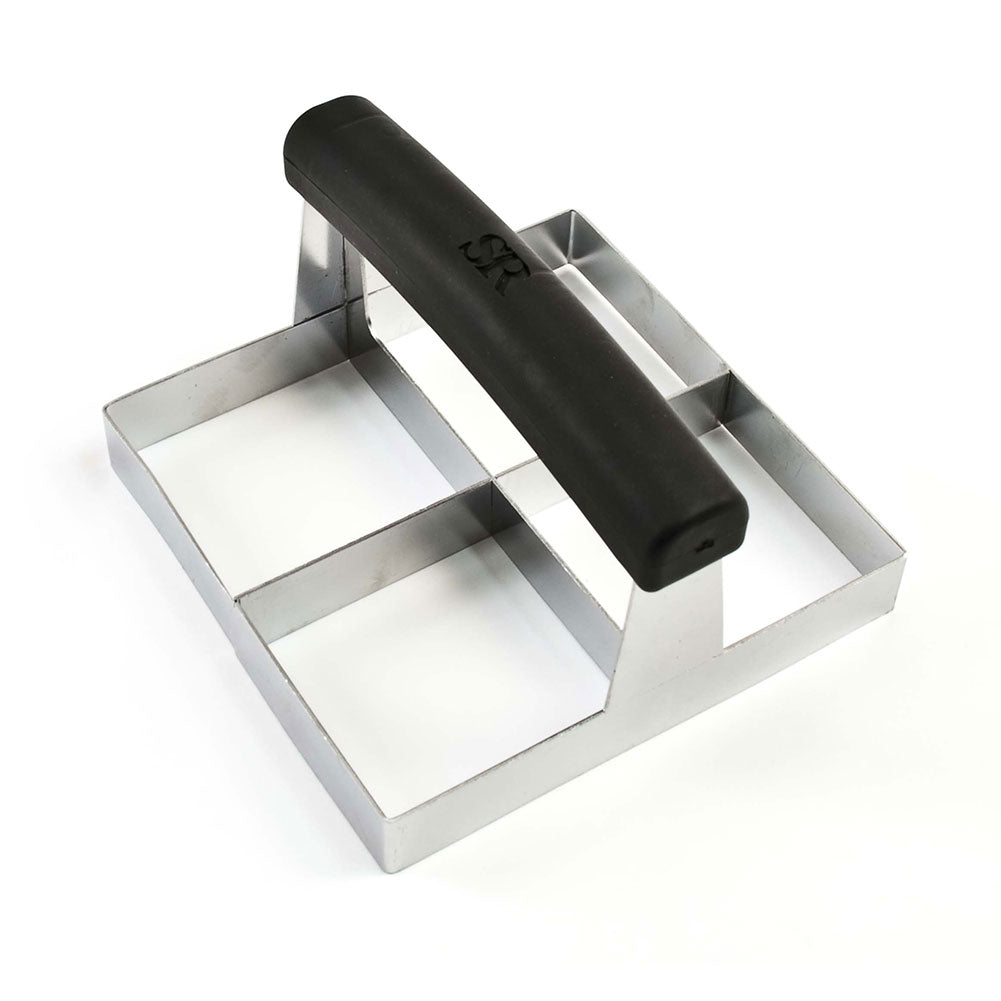 Stampo per 4 hamburger quadrati Steven Raichlen SR8125 1