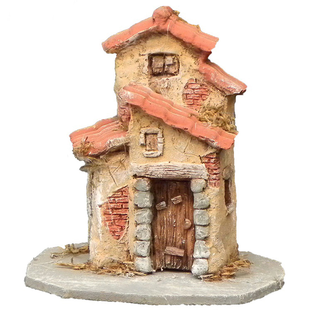 Casa in legno resina e sughero 15x10xh15cm 1