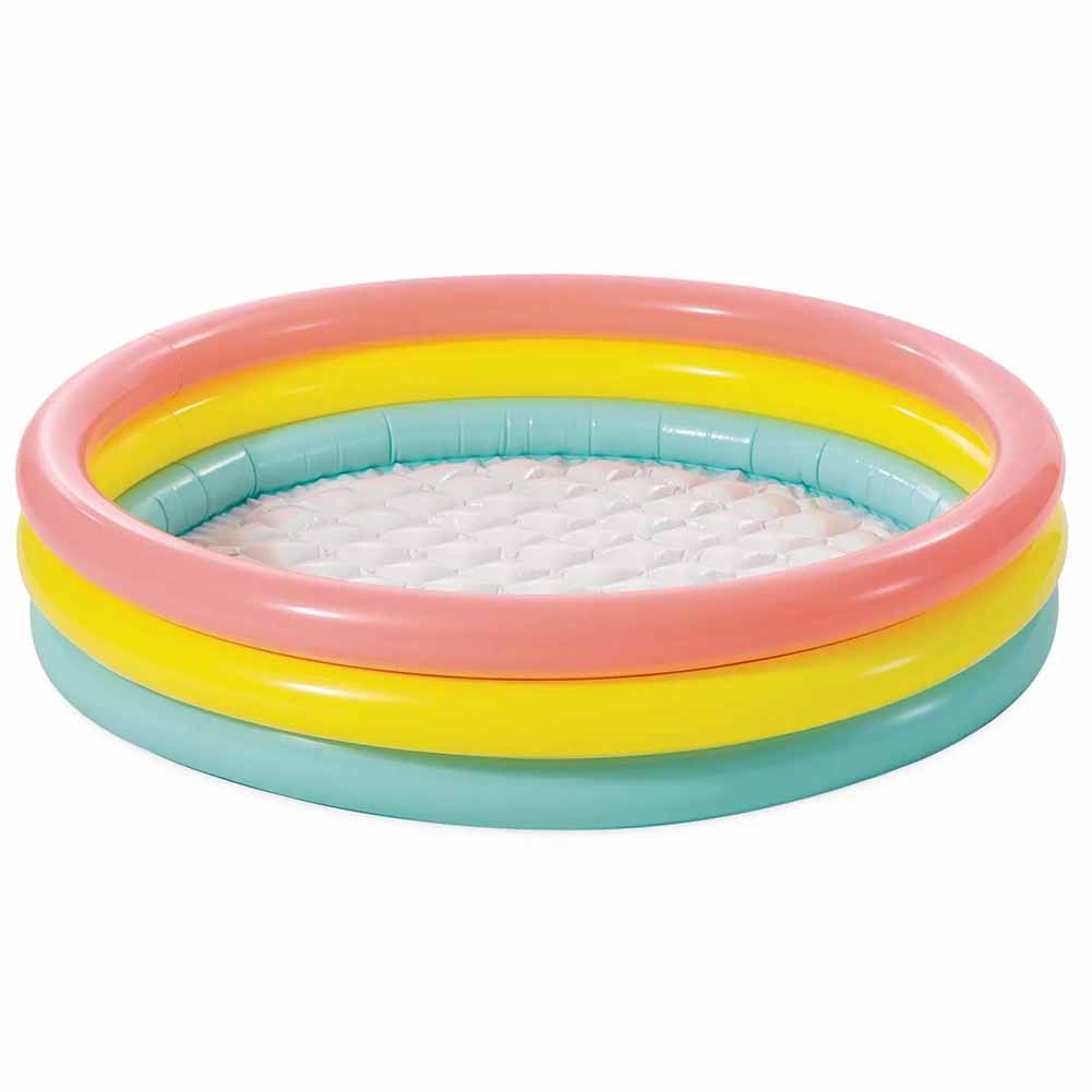Piscina gonfiabile Intex Sunset Glow Tre anelli Ø114 h25cm cod 57412