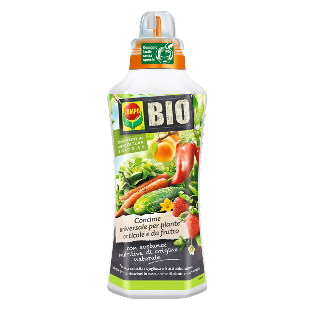 Concime universale per piante orticole e da frutto Compo Bio 1 litro 1