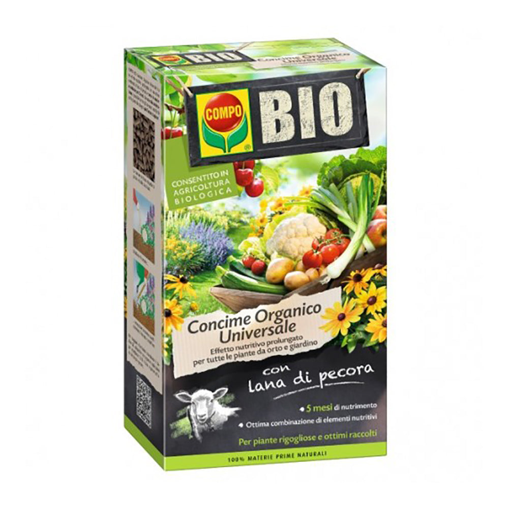 Concime universale con Lana di Pecora Compo Bio 2kg 1