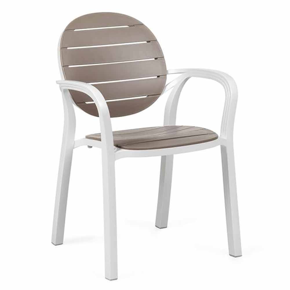 Completo pranzo Nardi tavolo Alloro 140 210 con 6 sedie Palma Tortora 2
