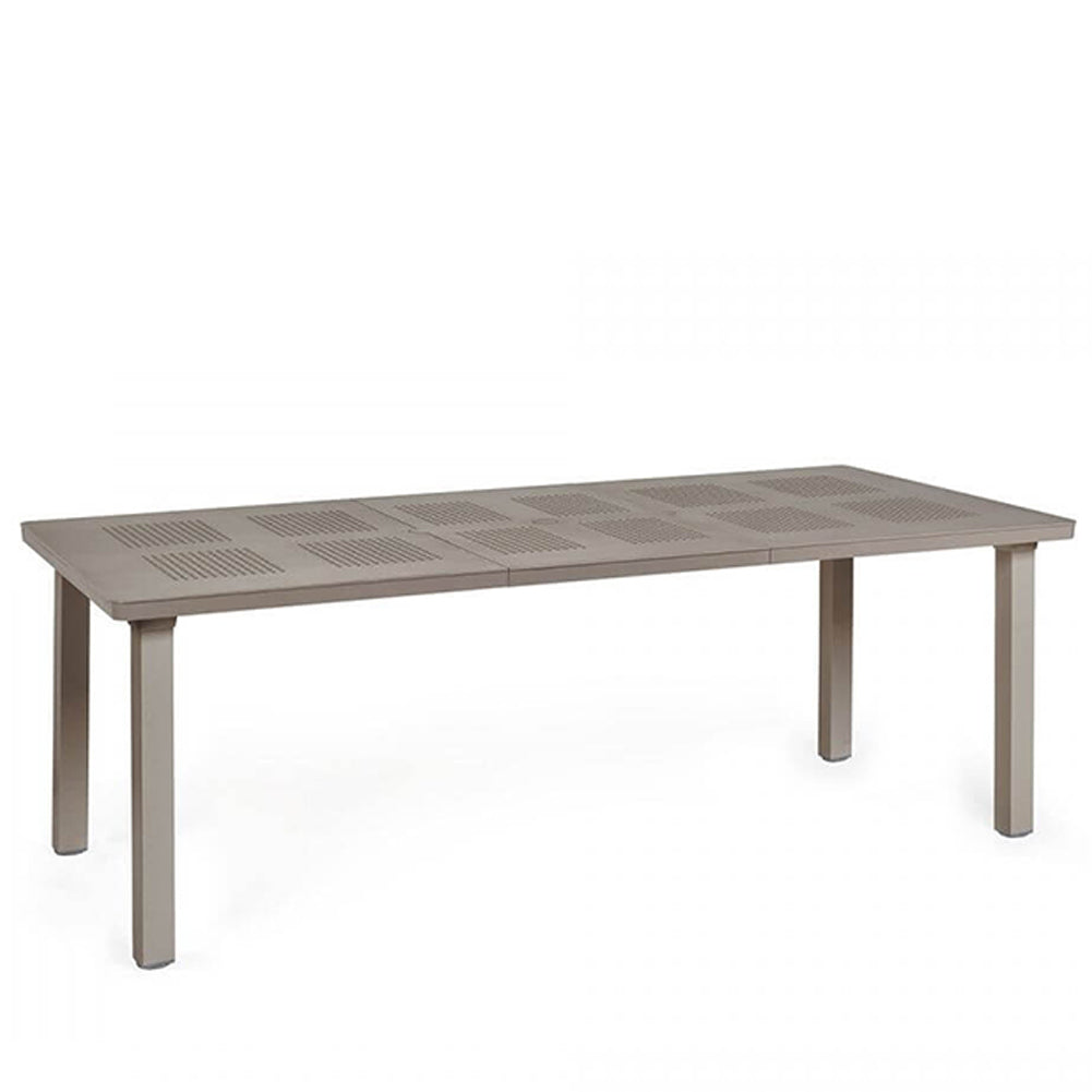 Completo pranzo Nardi tavolo Levante tortora 160 220cm con 6 sedie Bora Tortora 2