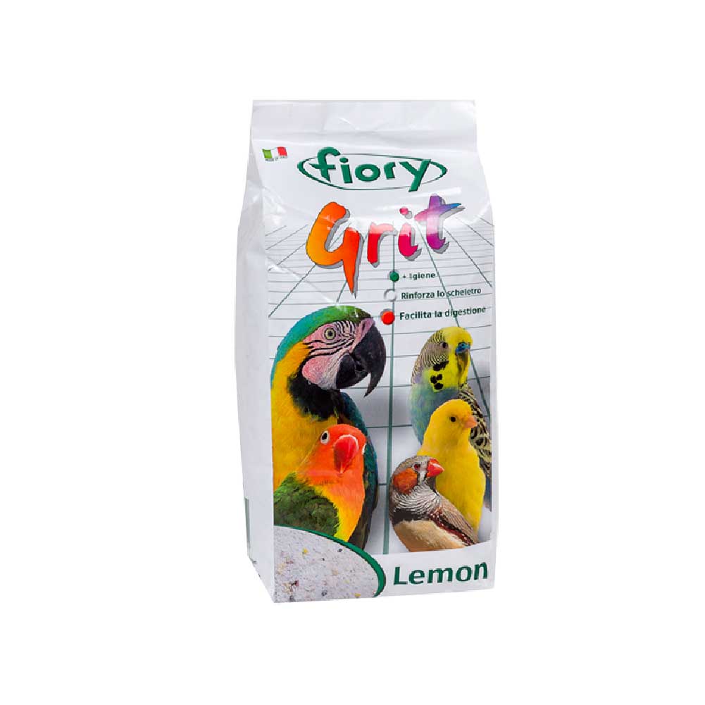 Sabbia per fondo gabbia uccelli Grit Limone 1kg Fiory 1