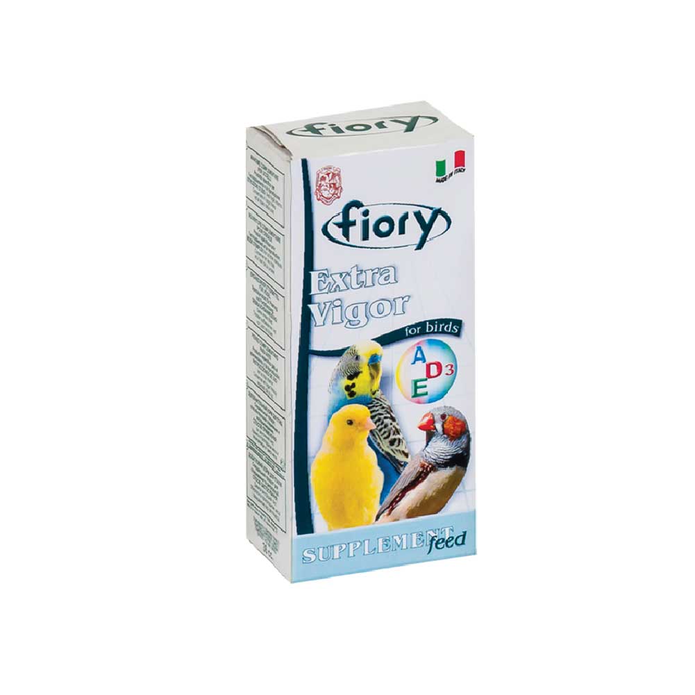 Complemento nutritivo per uccelli Extra Vigor 36cc Fiory 1