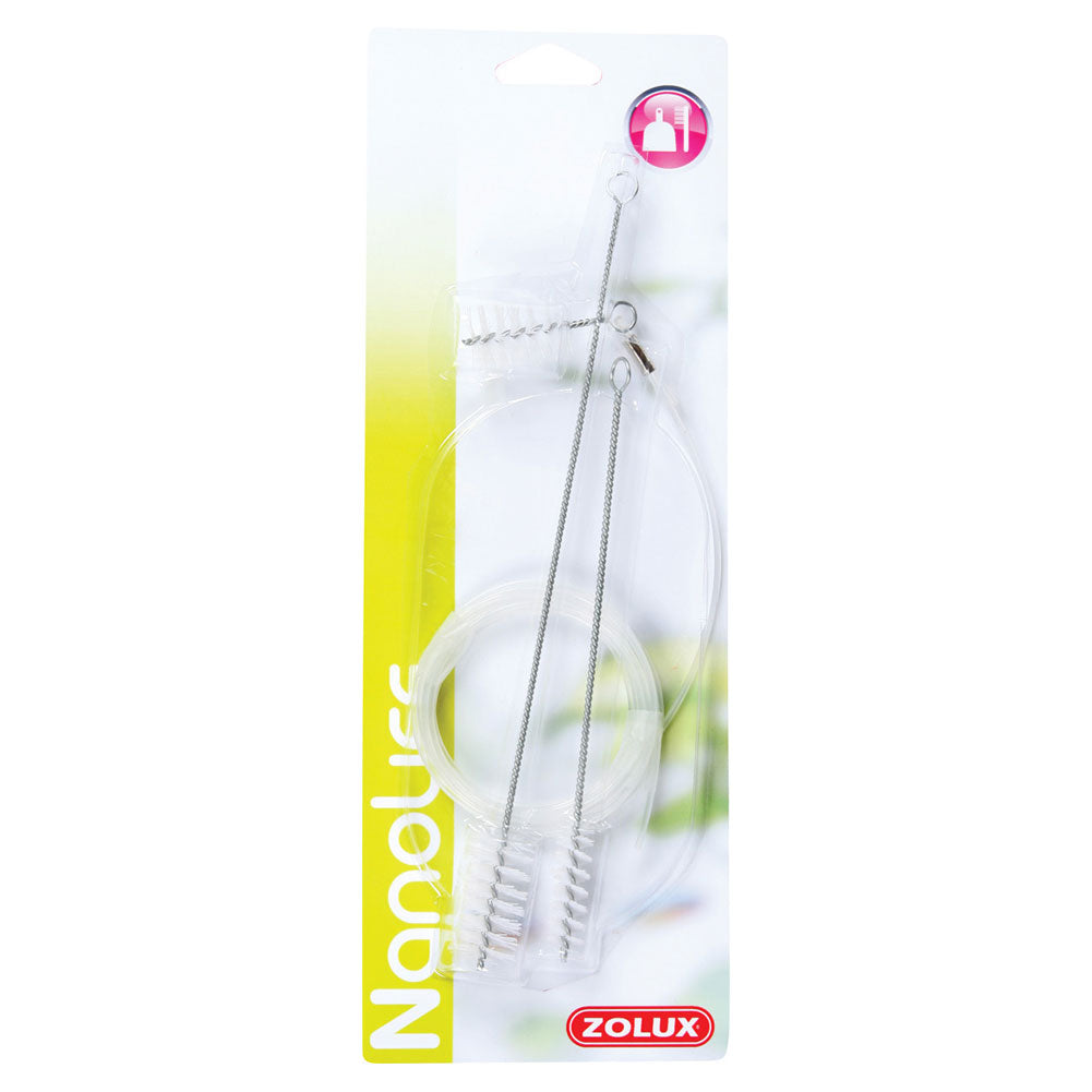 Set di pulizia per acquari con 3 scovolini Zolux 377506 1