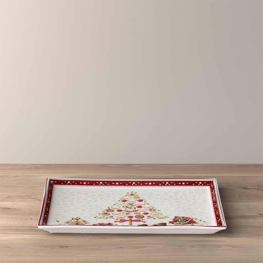 Piatto pasticceria rettangolare grande Winter Bakery Villeroy & Boch 2