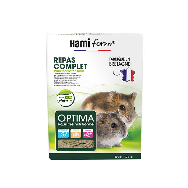 Pasto completo per criceti nani Optima 800 gr Hamiform 1