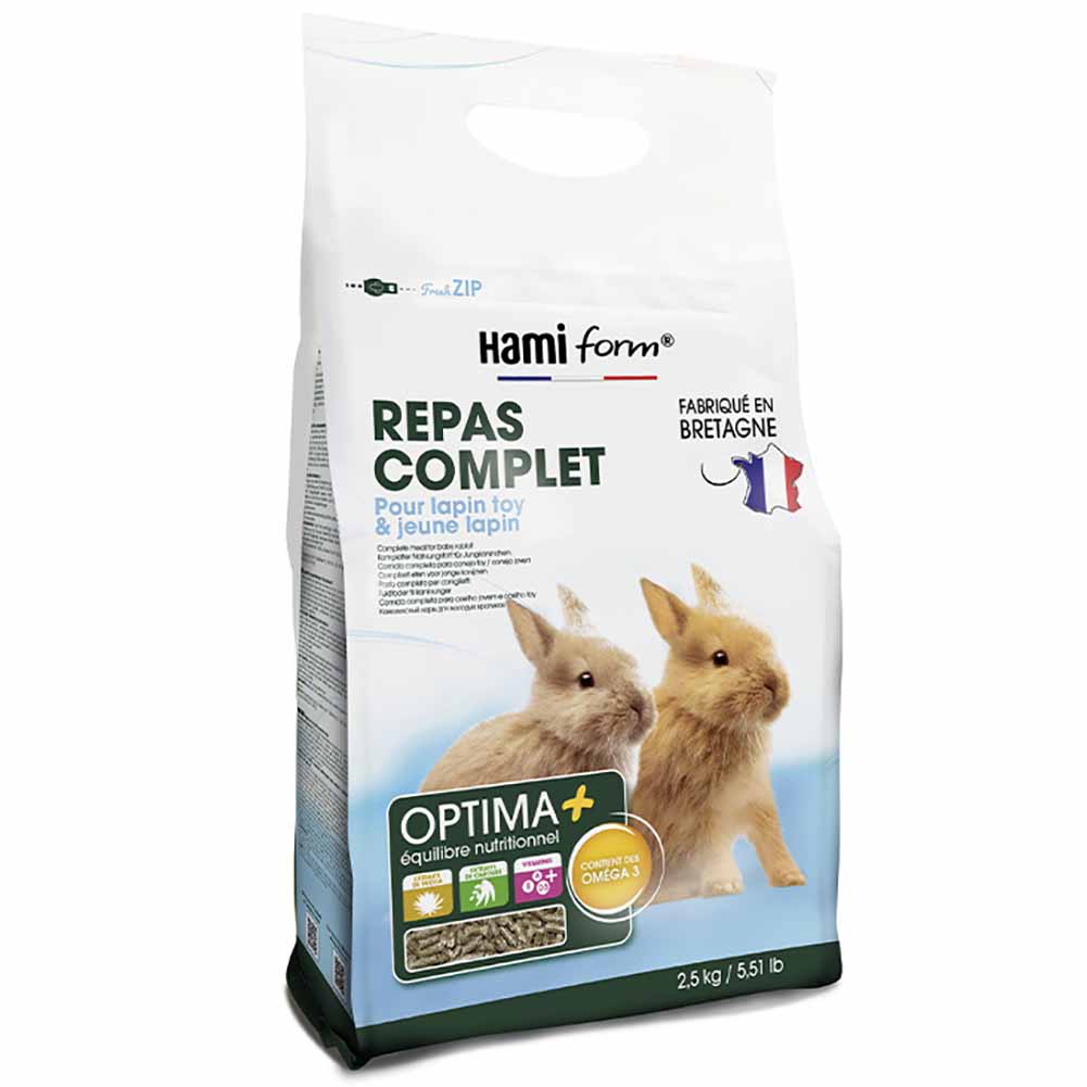 Pasto completo per coniglio Toy e baby Hamiform 2,5kg 1