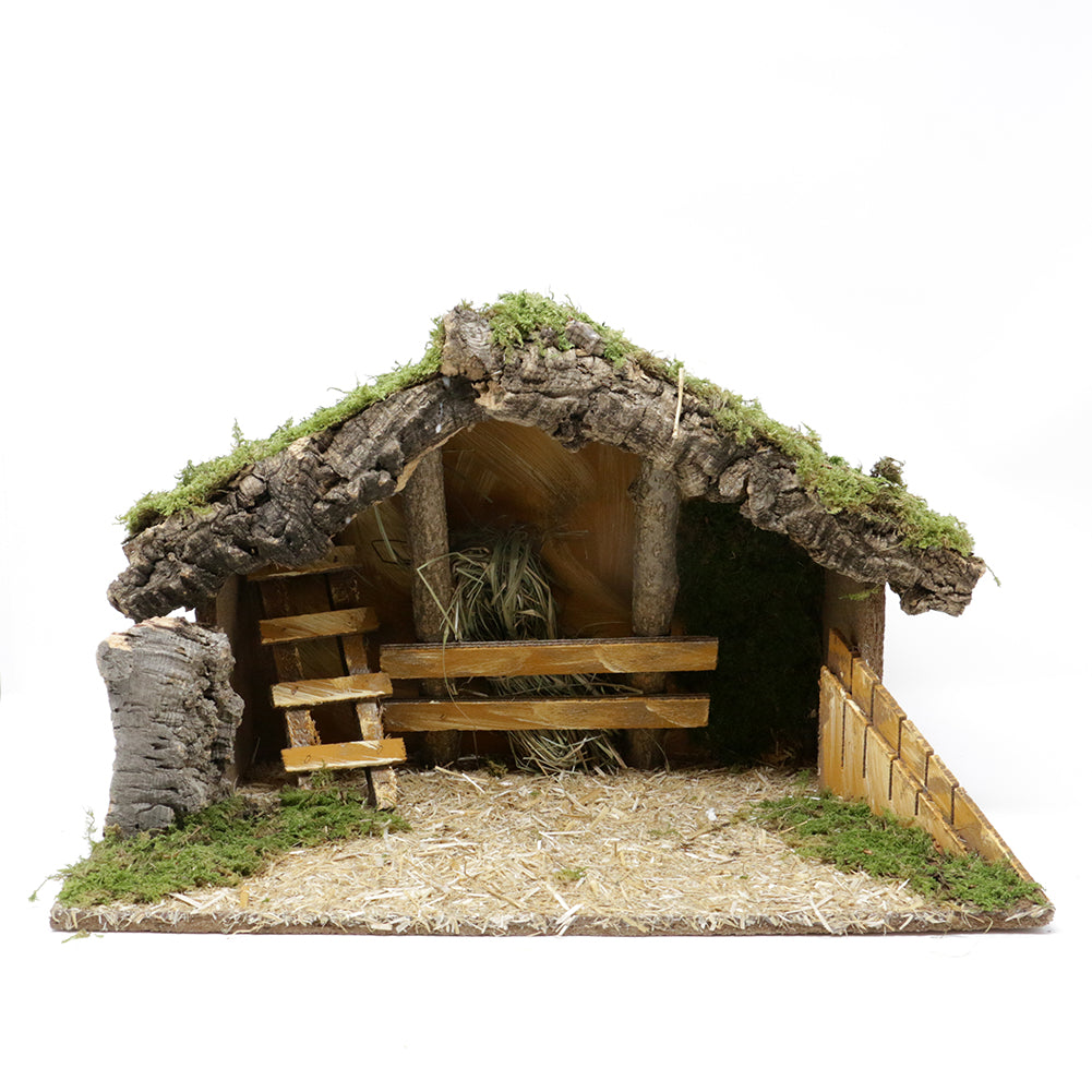 Capanna con scala e staccionata 40x23x25cm