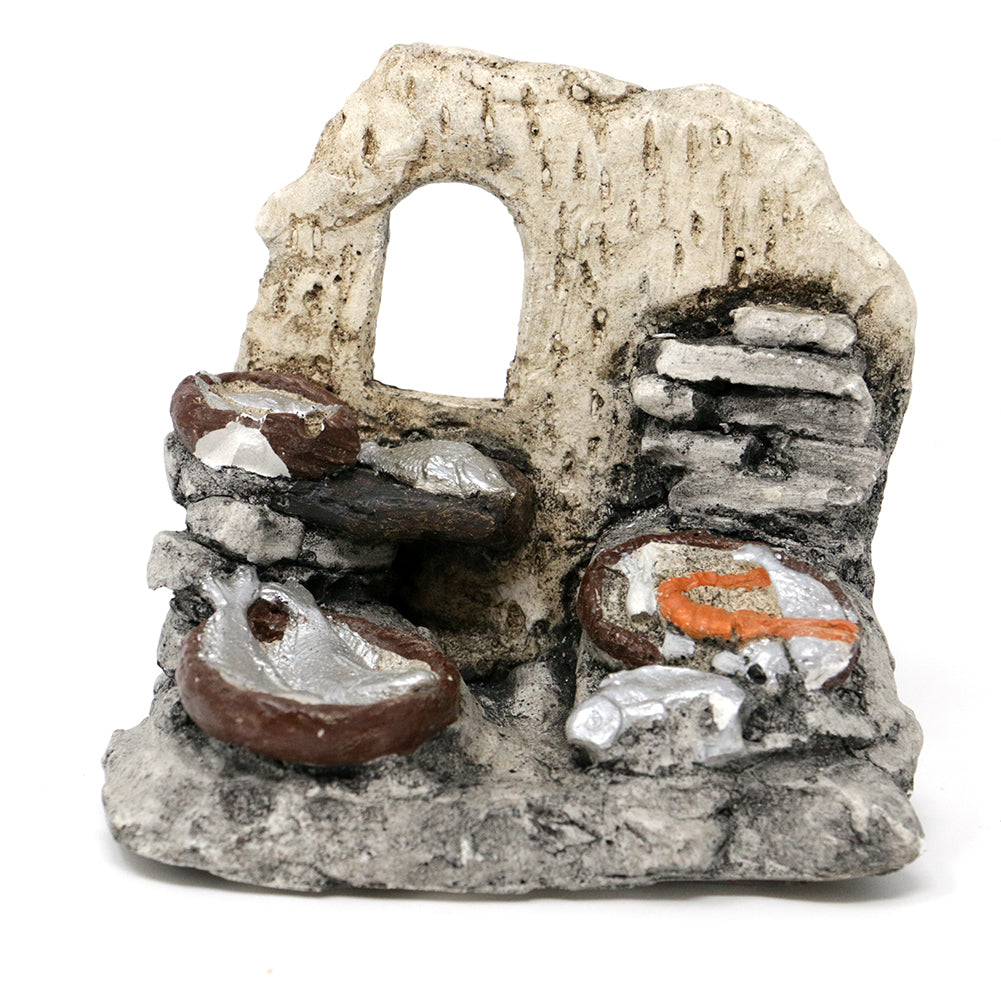 Banco da venditore in gesso 18x8x11cm 1pezzo 8