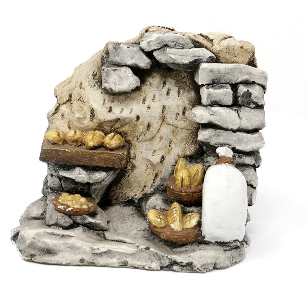 Banco da venditore in gesso 18x8x11cm 1pezzo 4